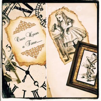 Alice In Wonderland Fairytale Wedding Sign In..